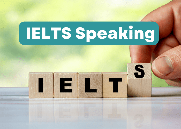 Letter signs showing the word IELTS which is a popular online language proficiency test.